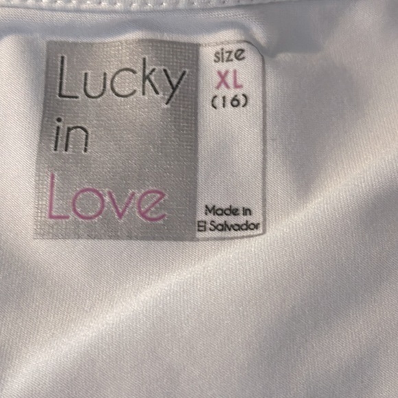 Women’s Lucky in Love Let It Be Polyester & Spandex Tennis Athlete Skort Size XL - Picture 6 of 6